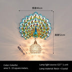 Creative Peacock Wall Lamp