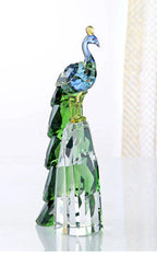 Crystal Peacock Sculpture Ornament