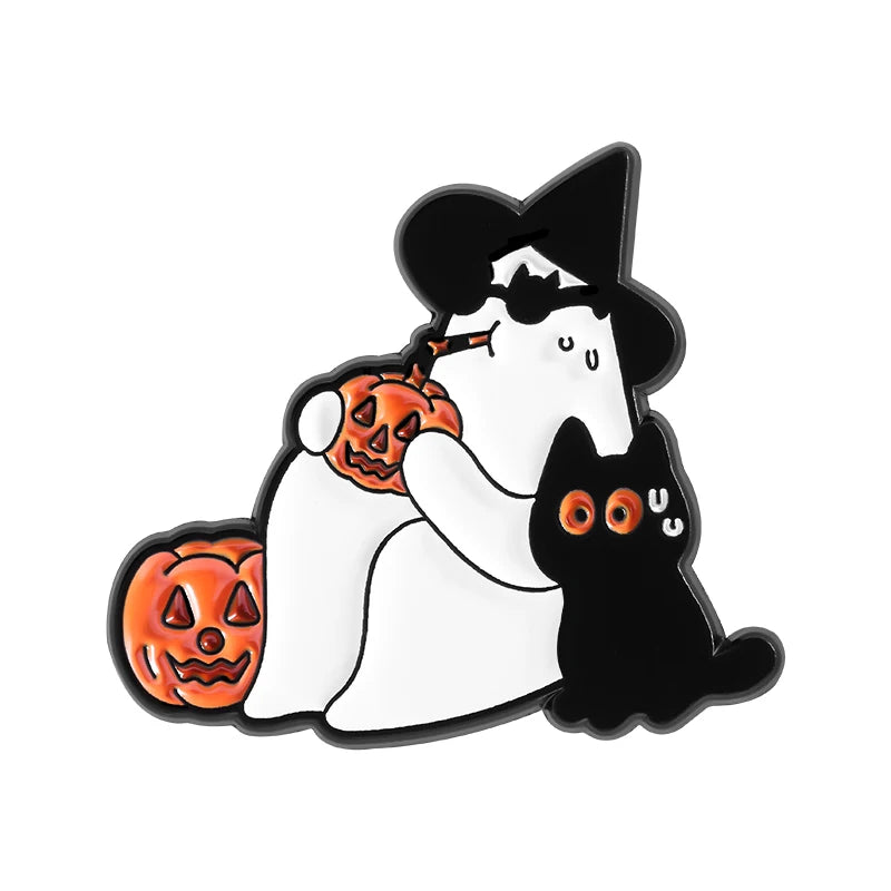 Day Of The Dead, & Halloween Enamel Pins