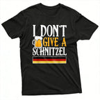 I Dont Give A Schnitzel Beer Germany Flag Men T-Shirt