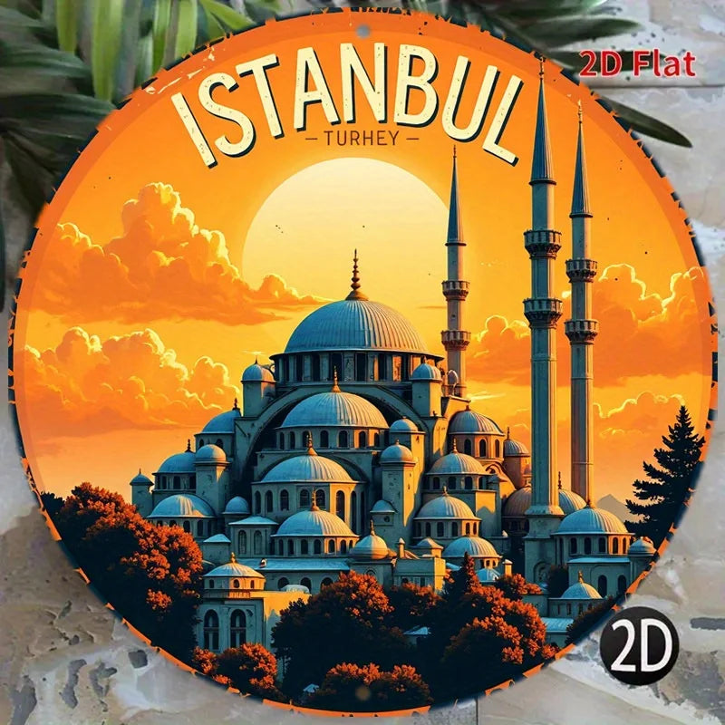 1PC Istanbul Cityscape Wall Art