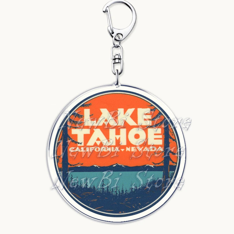 US Travel Keychain