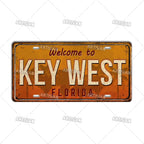 Welcome To USA City Car Plate