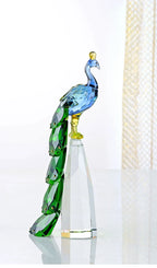 Crystal Peacock Sculpture Ornament