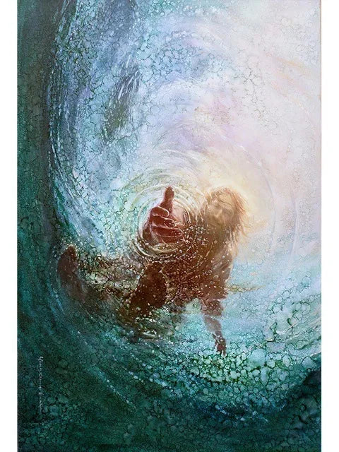 Jesus The Hand of God Canvas