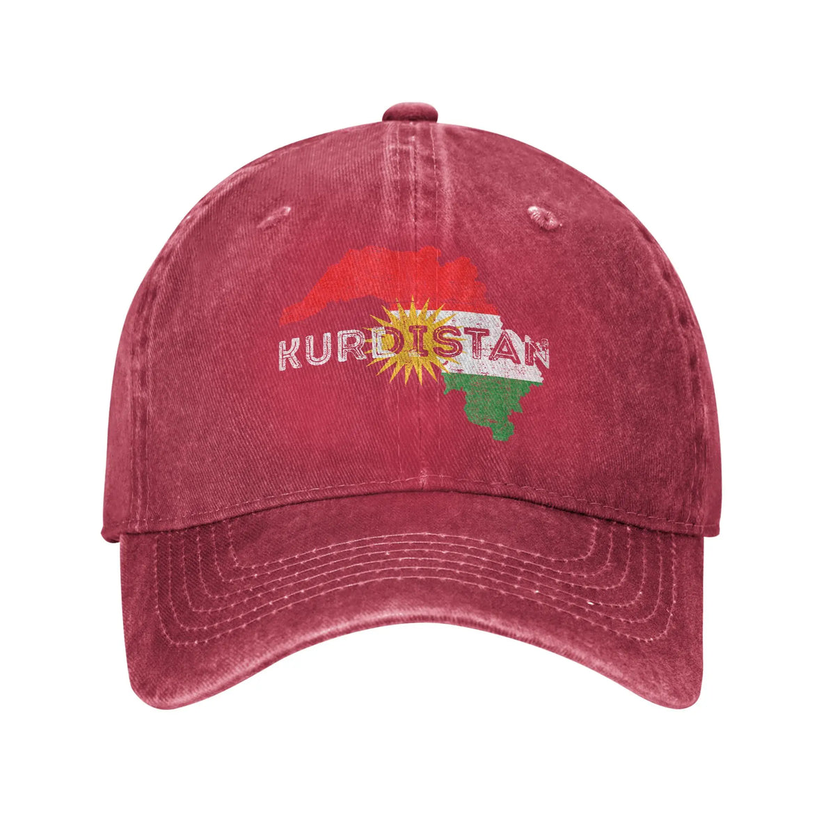 Kurdistan Flag Baseball Caps
