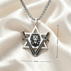 Lion Head Star Necklace