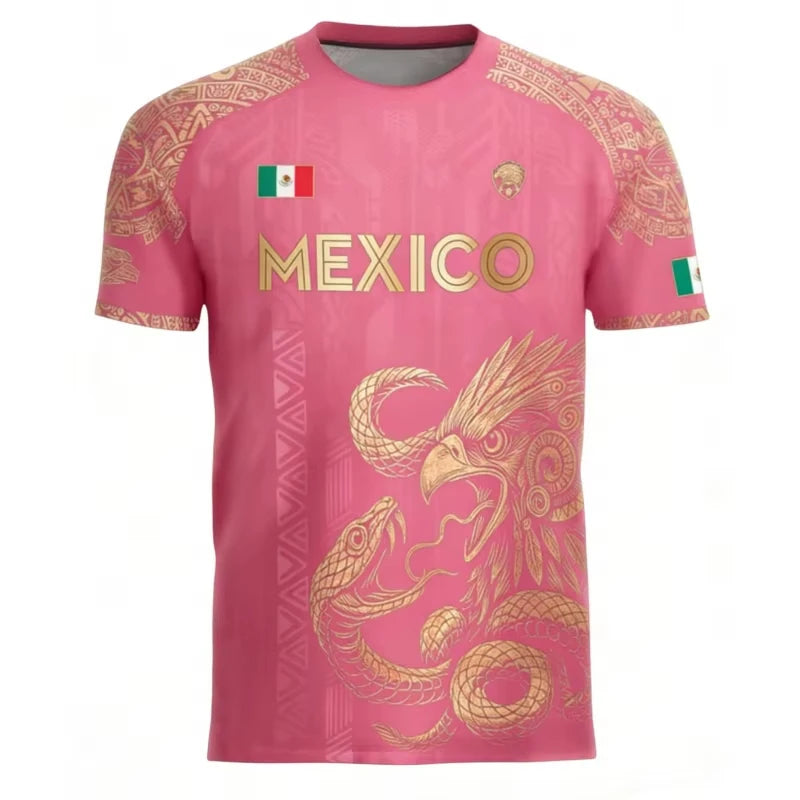 Mexican Flag Men's T-shirt 3D