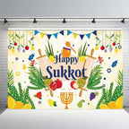 Jewish Collection Festival Rosh Hashanah Hanukkah Party Photo Backdrop