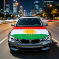 3.8x5.3fts Flag Banner Kurdistan Car Hood Cover