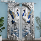 Peacock Gothic Curtains