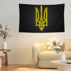 Ukraine Trident Flag Banners