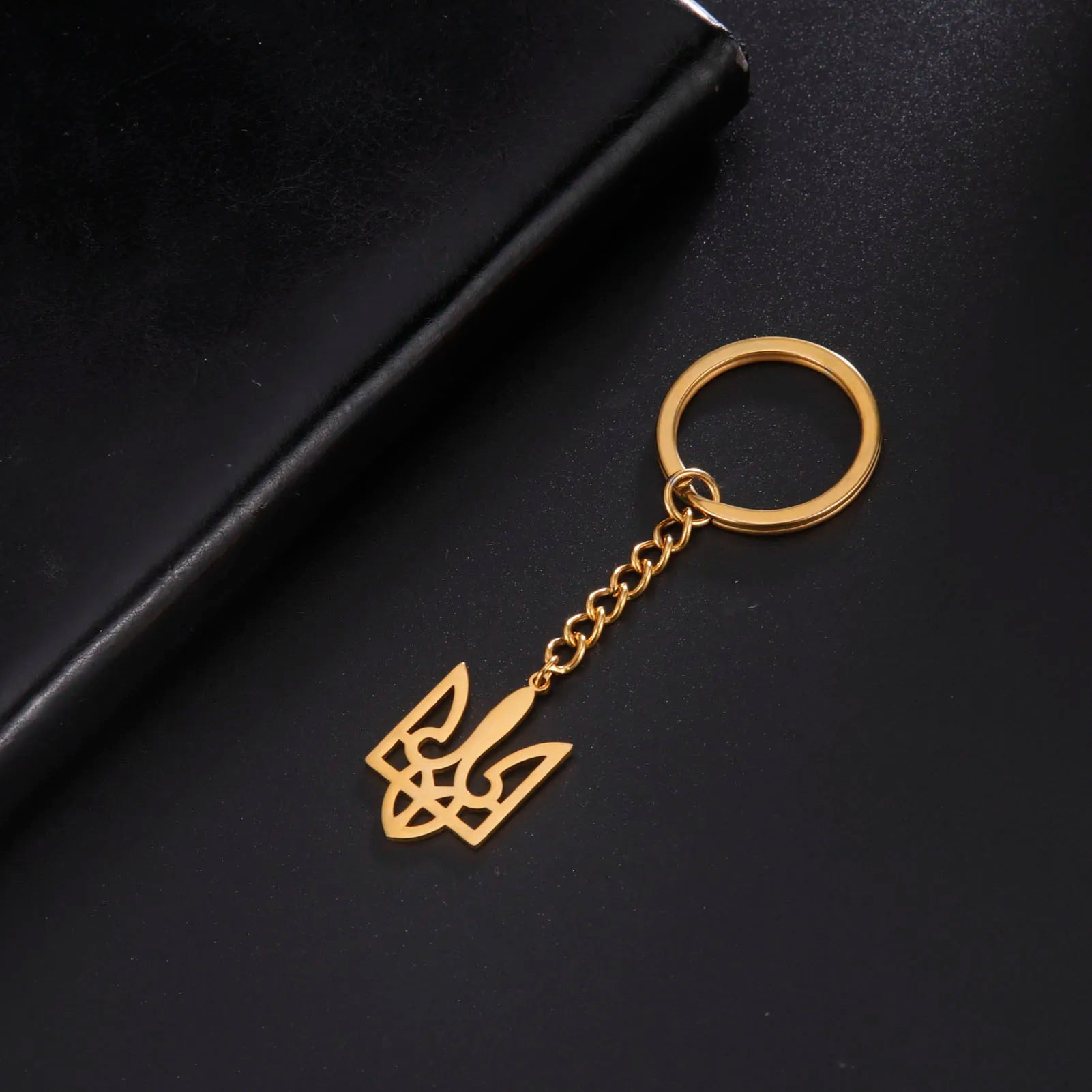 Ukraine National Emblem Keychain Ukrainian