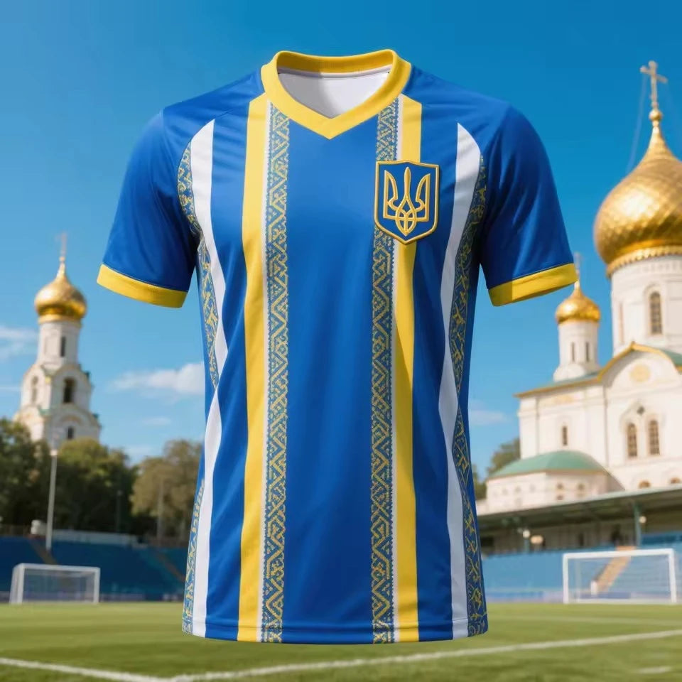 Ukraine Football Jersey T Shirt