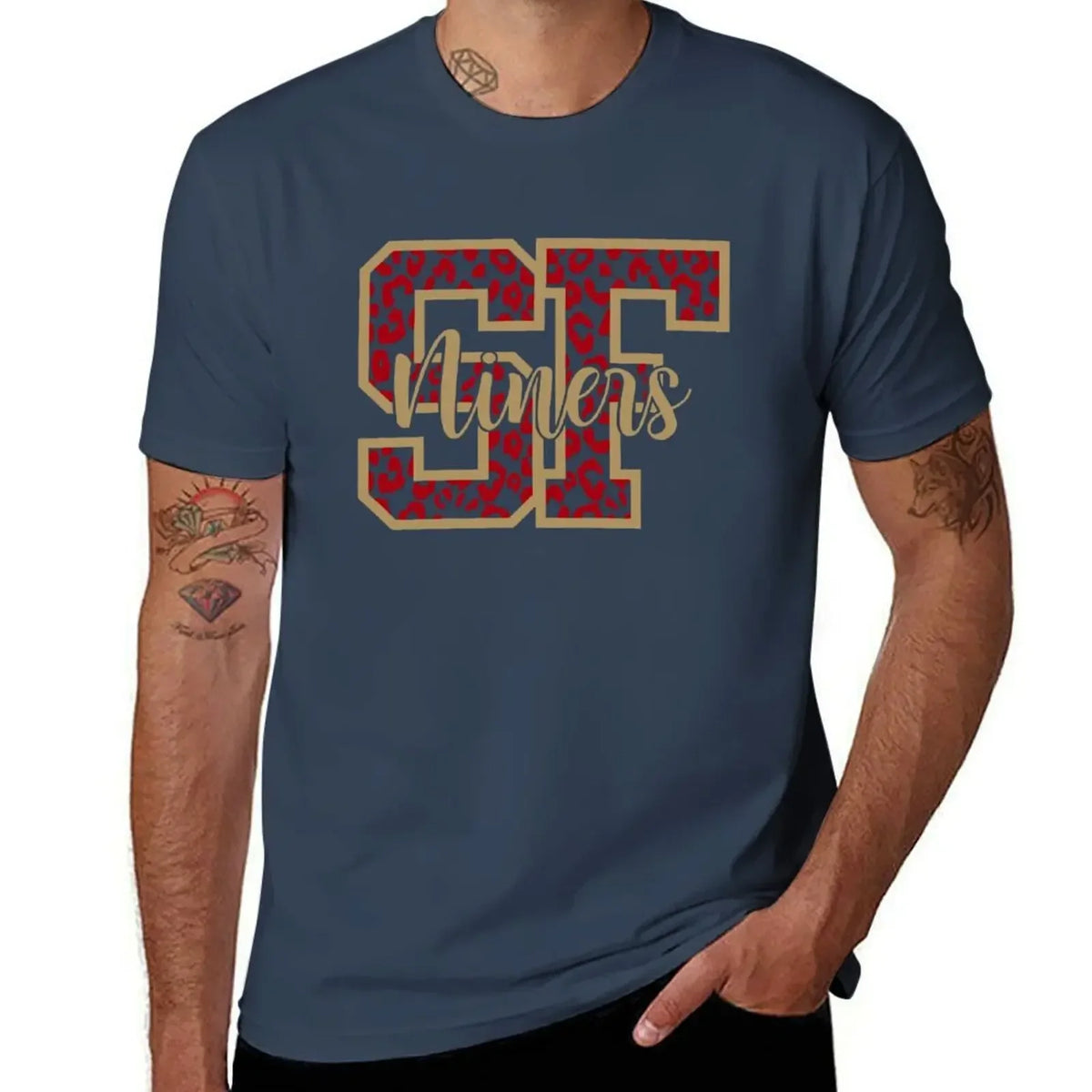 SF Football 49ers Niners T-Shirt graphic shirts