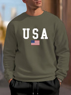 USA Flag Sweatshirt