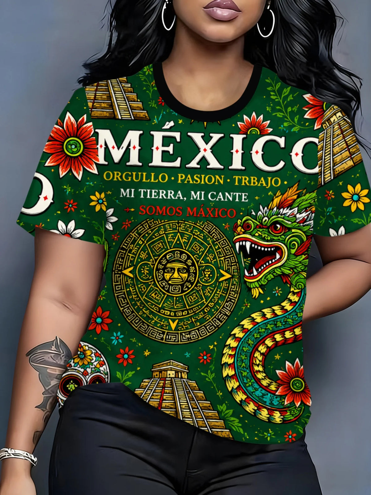 Maya Serpent Tee