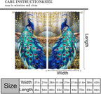 Blue Peacock Curtains