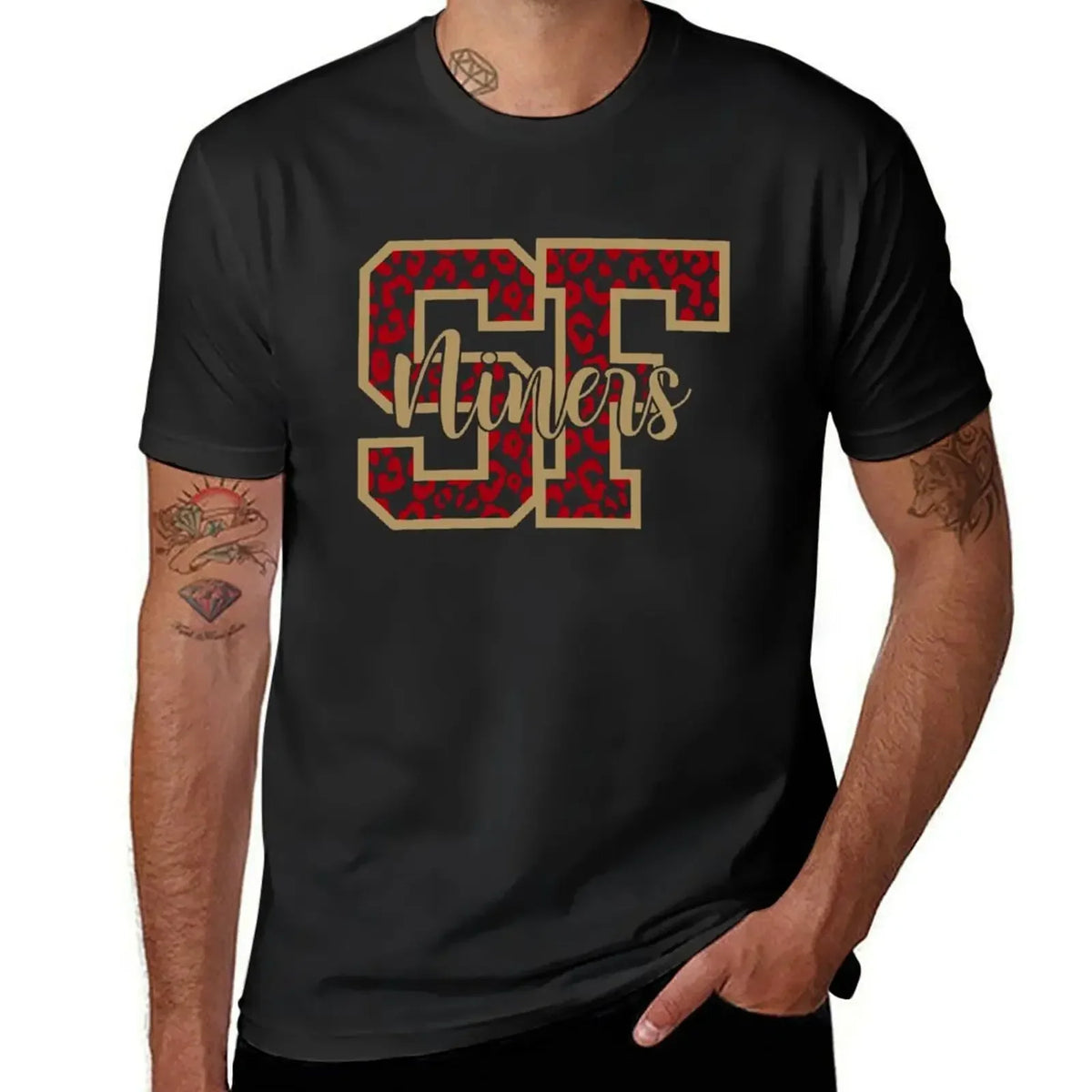 SF Football 49ers Niners T-Shirt graphic shirts
