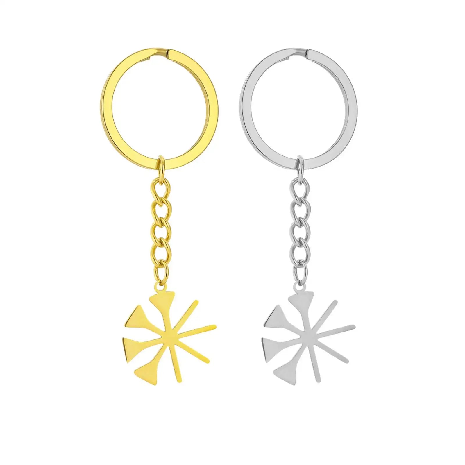 Yazidi Lalish Peacock Keychain