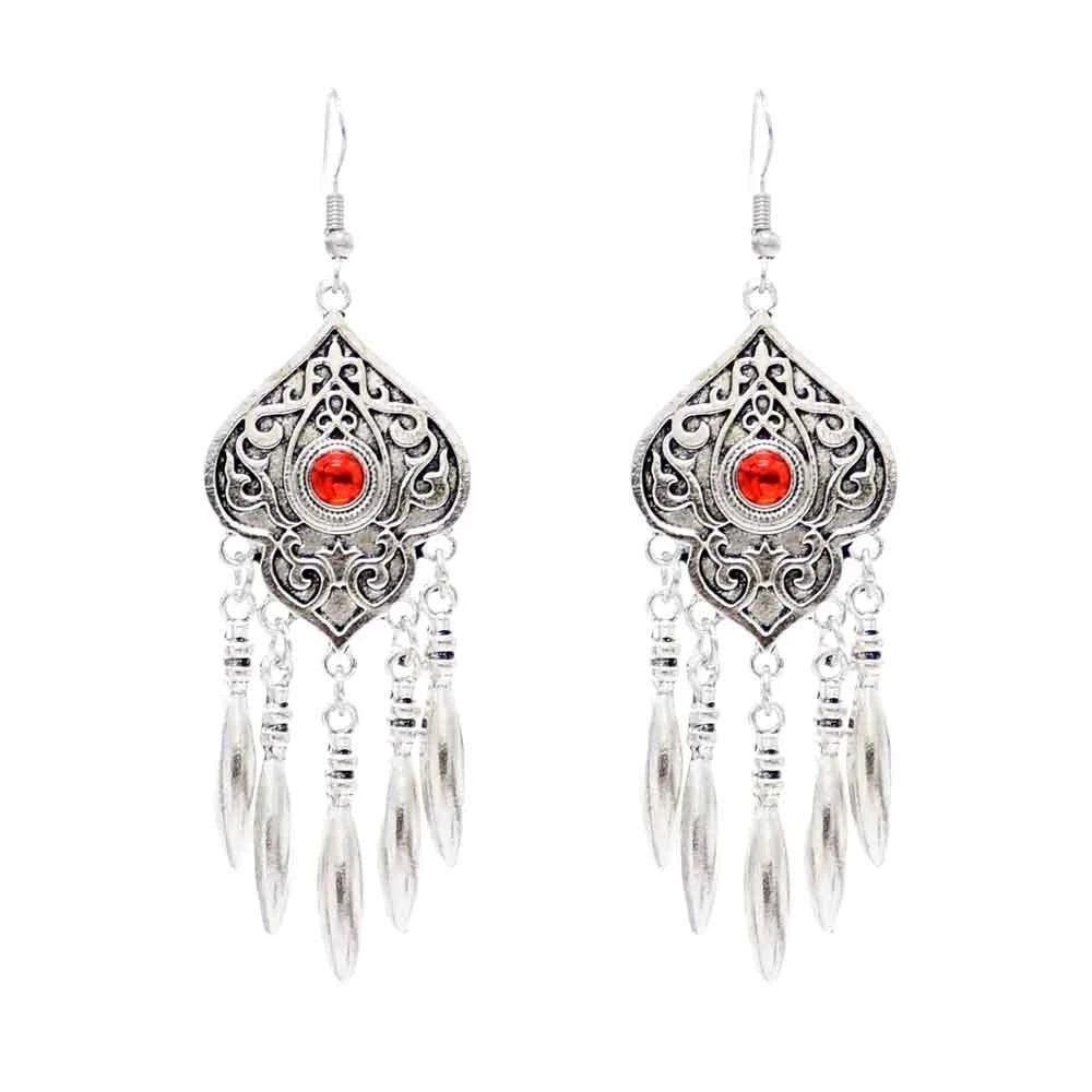 Silver Color Vintage Earrings
