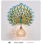 Creative Peacock Wall Lamp