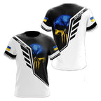 Ukraine Flag Camo Printed 3D