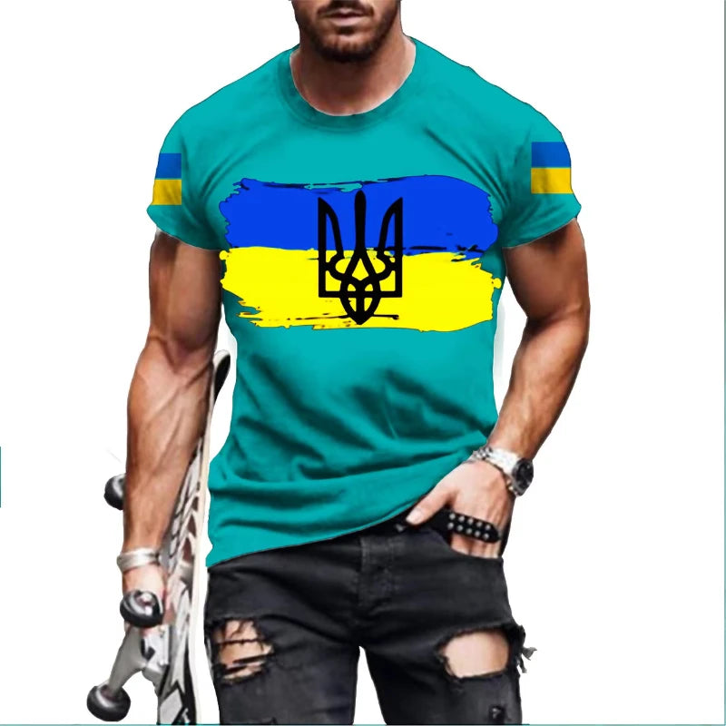 Ukrainian Flag 3D T Shirt