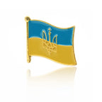 Ukraine Map Enamel Pins