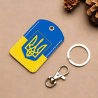 Ukraine Flag Keychain