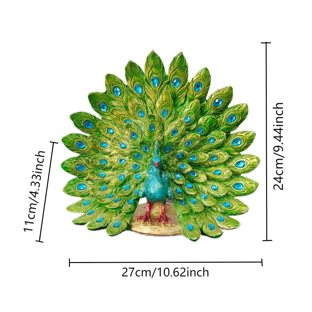 Luxury Peacock Figurine