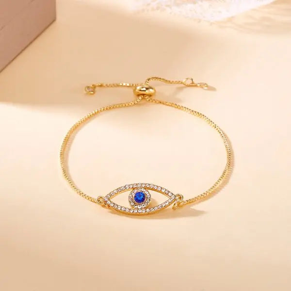 Evil Eye Gold Bracelet