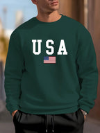 USA Flag Sweatshirt