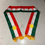 Kurdish Scarf 13x140cm Double-sided Printed Kurdistan