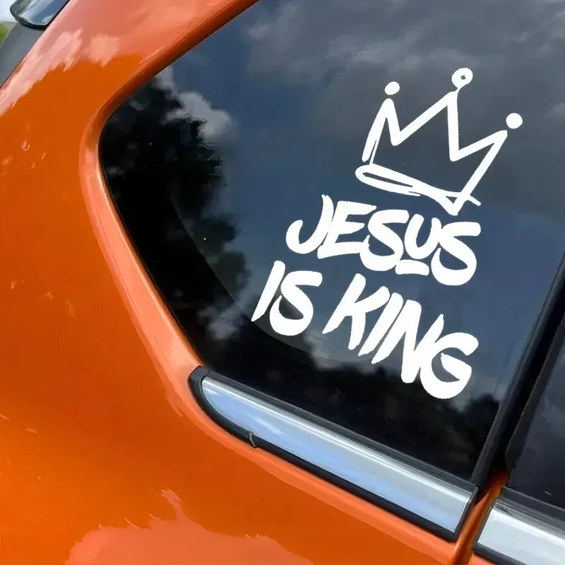 Jesus Is King Stickers
