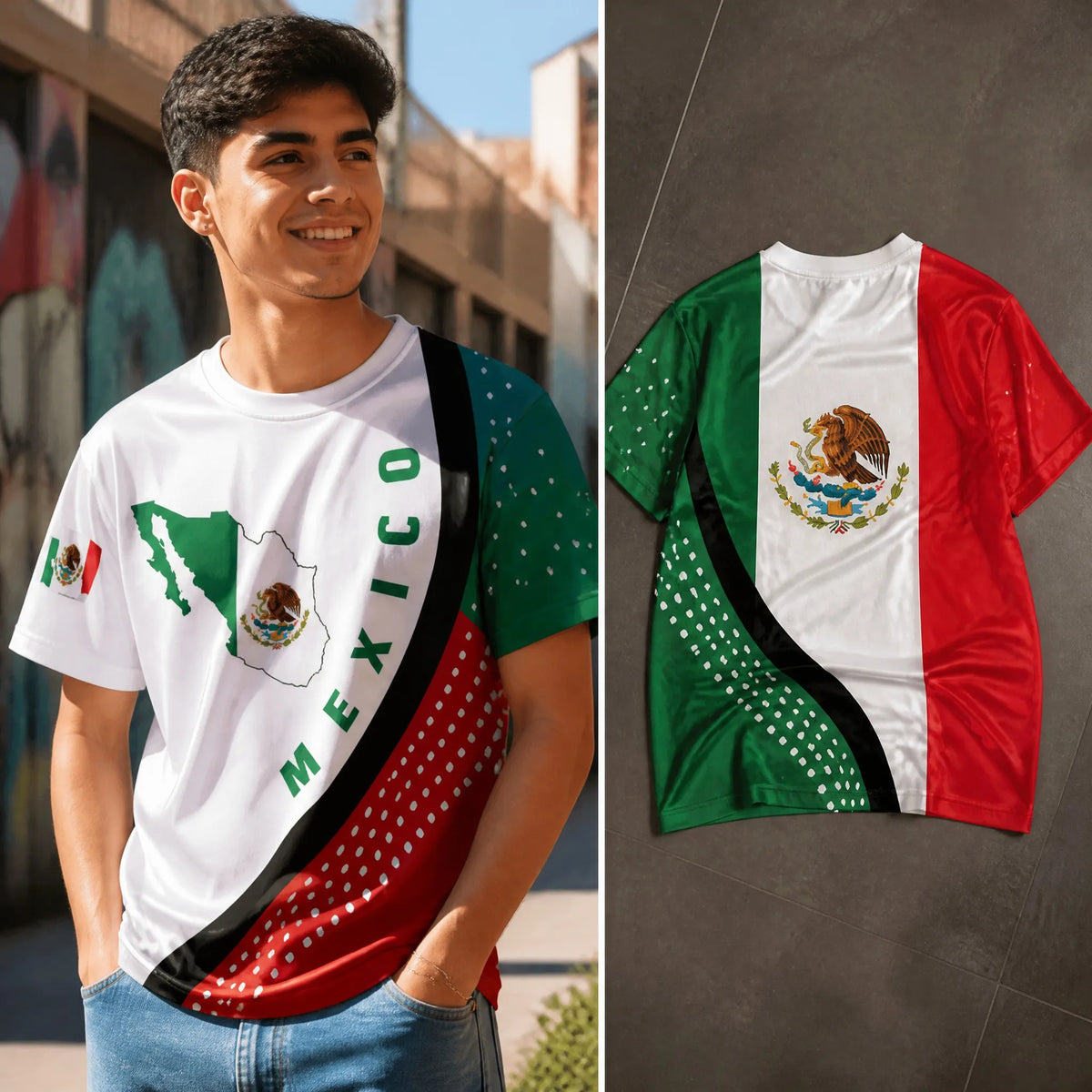 Mexico Map Tee