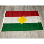 Kurdistan Hanging Falg