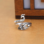 Sterling Silver Peacock Adjustable Rings