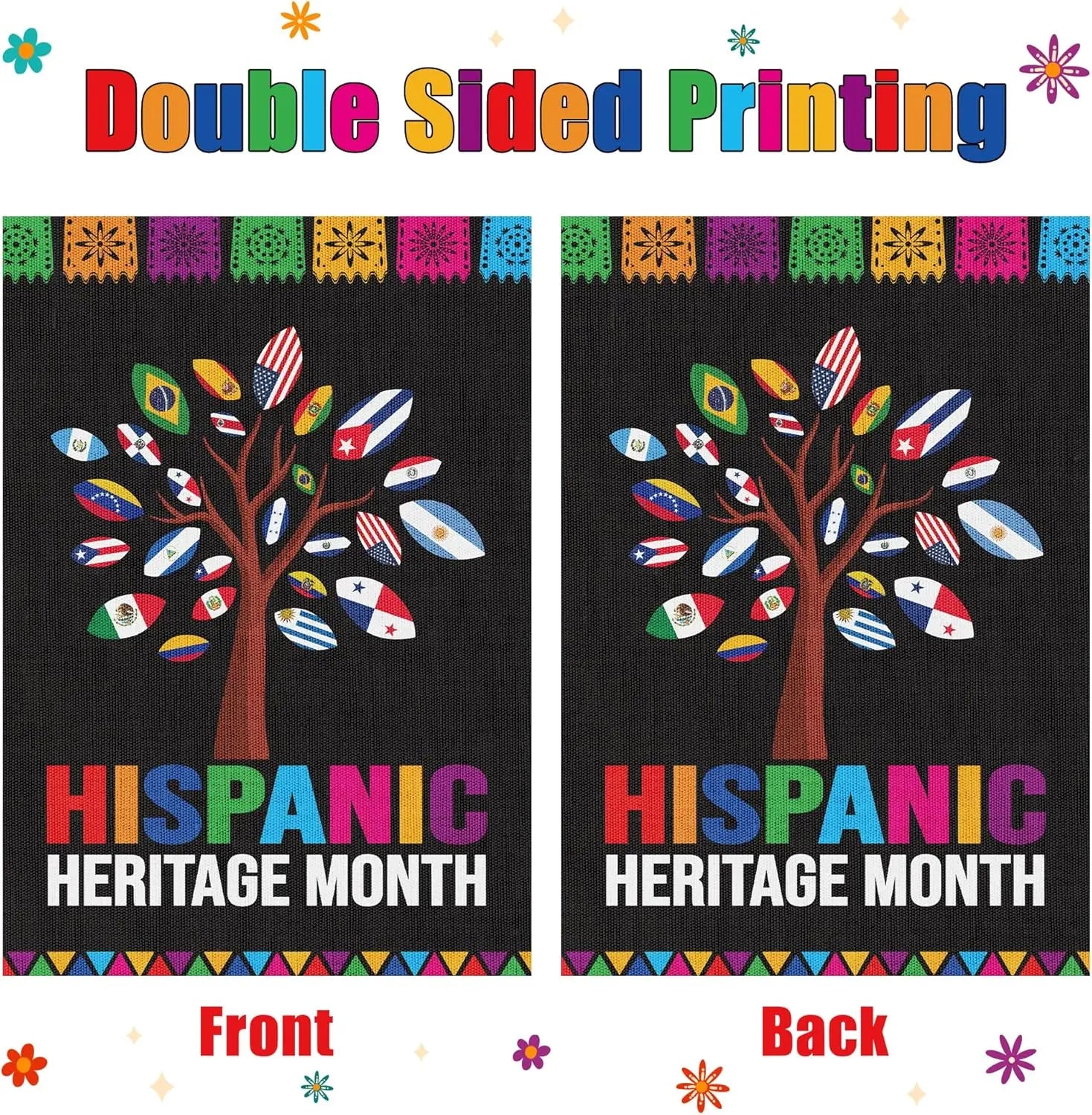 National Hispanic Heritage Month Garden Flag