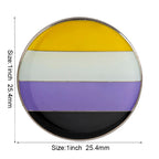 Non-binary Pride Pins Lapel Pins LGBTQ Community