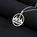 Yazidi Lalish Temple Necklace Stainless Steel