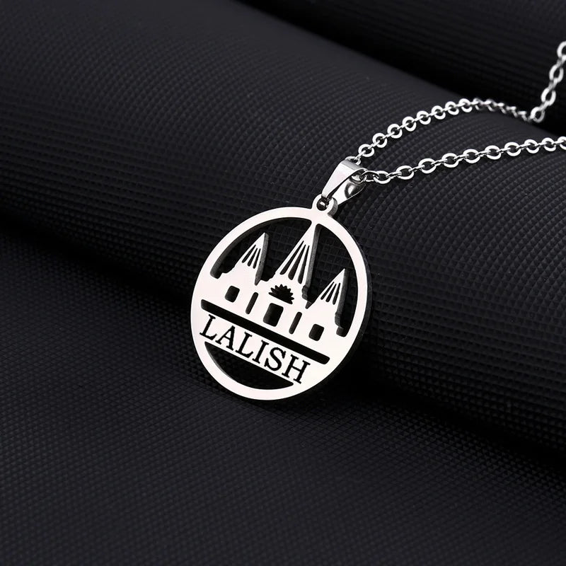 Yazidi Lalish Temple Necklace Stainless Steel