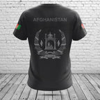 Summer Customized Afghanistan Flag Graphic T-shirts