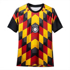 Men's Germanyy 2026 Black Plaid Jersey Football