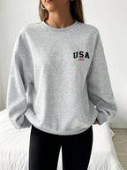 Casual USA & New York Sweatshirt Design