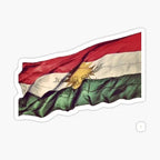 ملصقات علم كردستان للسيارات ملصقات دراجات نارية مستلزمات حاسوب محمول ملصقات مقاومة للخدش لتصميم المركبات الترفيهية