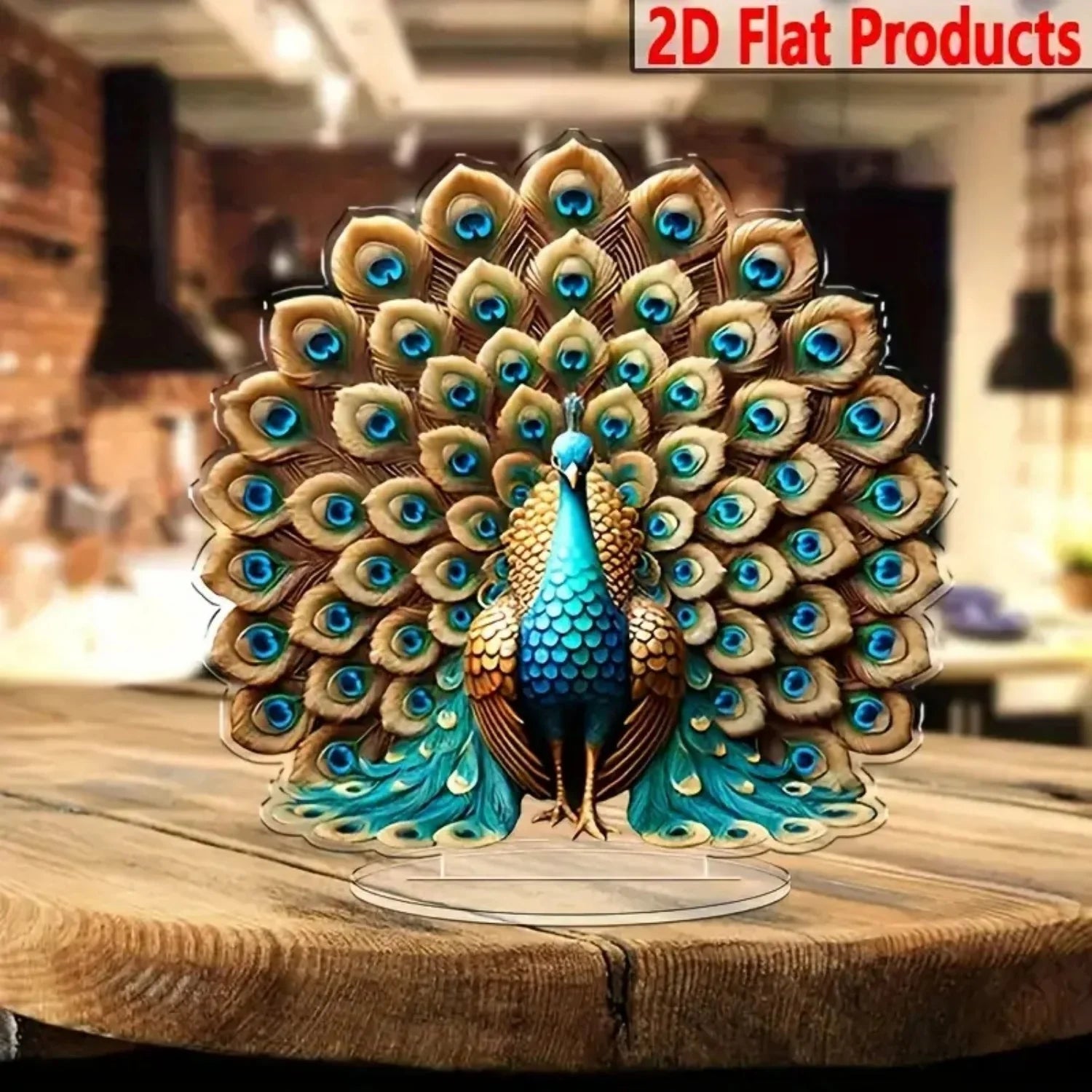 Peacock Spreading Tail