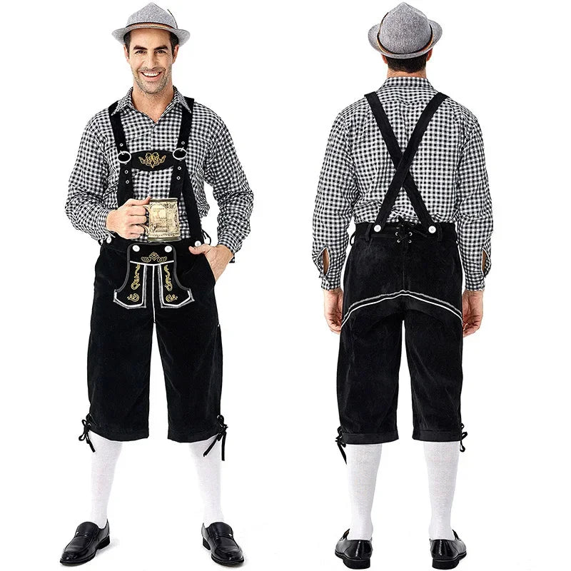 Men Bavarian Beer Male Costume German Oktoberfest