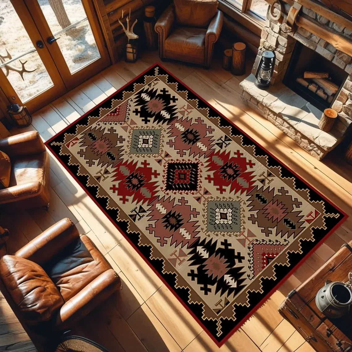 Southwestern Tribal Area Rug