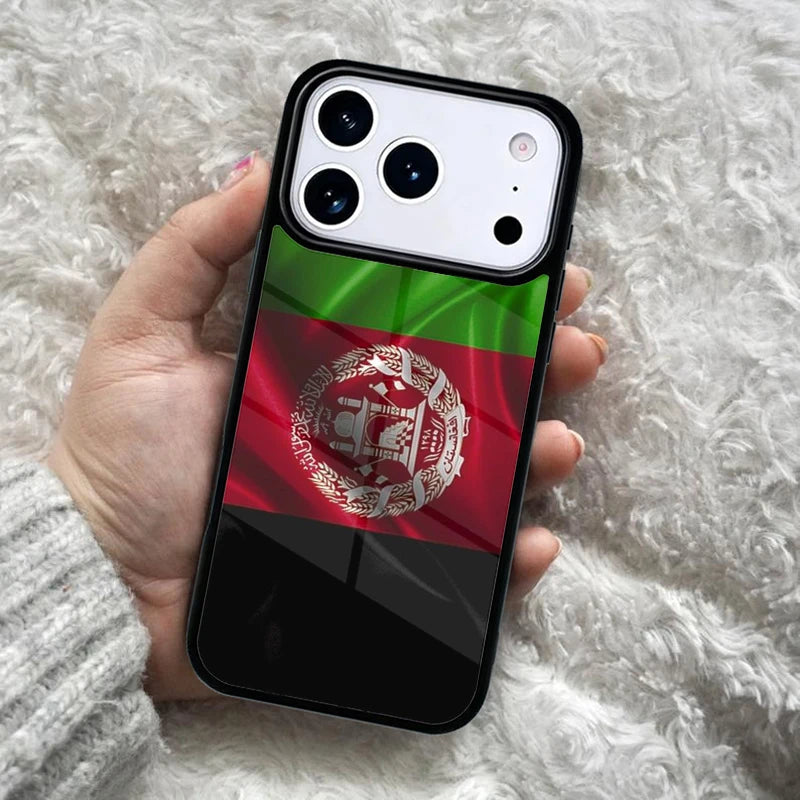Afghan Flag soft Phone Case For iPhone